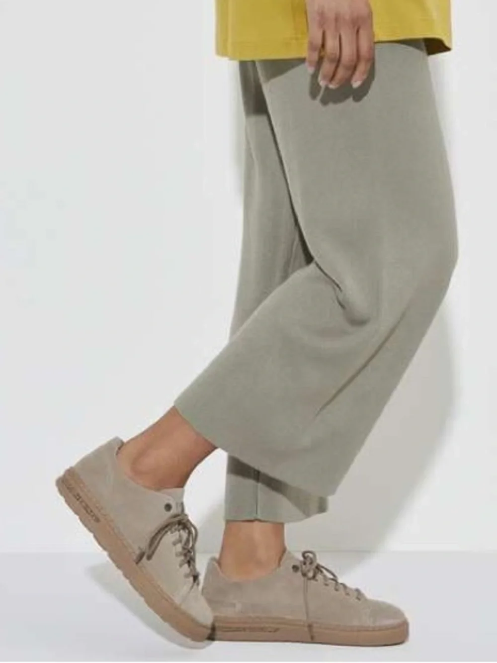 Birkenstock Bend Low Lace Up Women’s Sneaker/Oxford in Gray Taupe US 9; EU 40